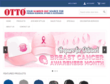 Tablet Screenshot of ottocap.com